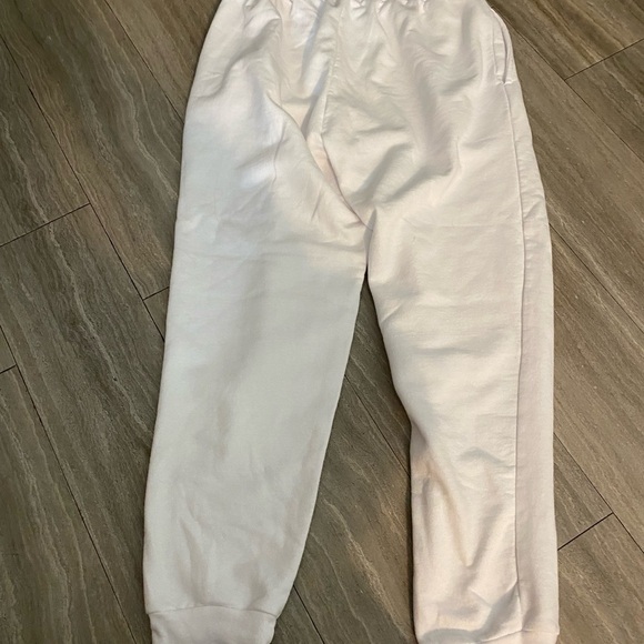 Women's Disney Mickey Mouse Sweatpants Joggers Small 3/5 White Pockets - Picture 6 of 7